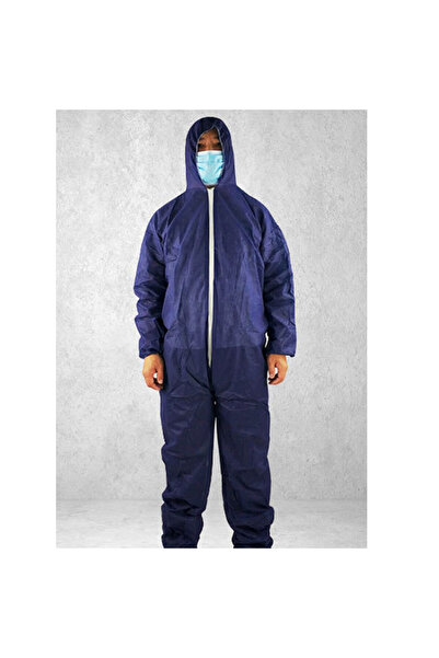 Choice XL PP-Dark Blue Disposable Breathable Dustproof Water Oil Resistant Wo...