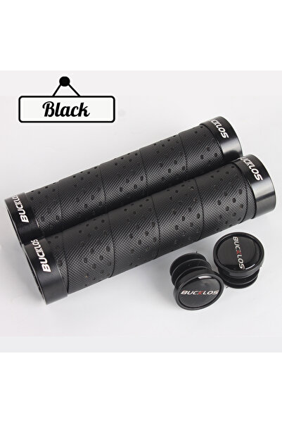 BUCKLOS Black 1Pair Bicycle Handlebar Grips Soft 22.2mm MTB Handle Lock Grips...