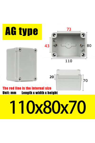 Choice17 AG110X80X70 AG Type Waterproof DIY Housing Instrument Case ABS Plast...
