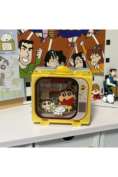 Choice1 مصباح ليلي أكريليك بتصميم شخصيات كرتونية من أنمي كرايون شين تشان، مصب...