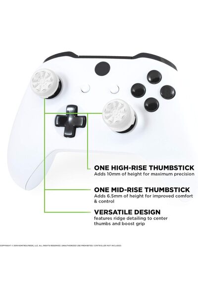 Choice15 24 For Xbox One 2Pcs Hand Grip Extenders Caps for Xbox Series Game C...