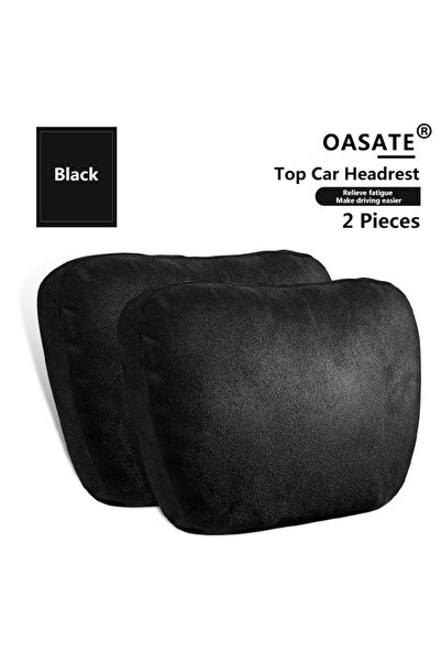 Choice5 Black 2Pcs Top Car Headrest Neck Support Seat For Mercedes-Benz Mayba...