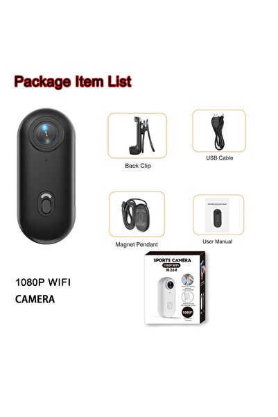Choice7 Only Camera FHD 1080P Black 4K FHD 1080P Outdoor Sports Camera In Hel...