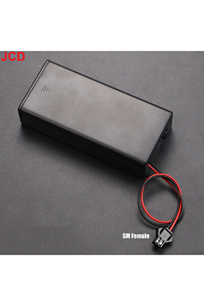 Choice SM Female 18650 2-cection Battery Holder/Box In Series With Cover Swit...