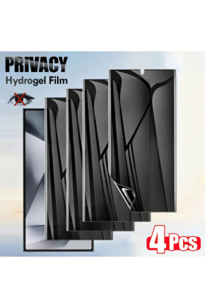 Choice16 4 pieces Galaxy S25 Ultra NNBILI 4Pcs Anti Spy Soft Hydrogel Film fo...