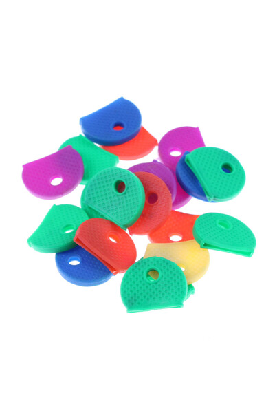 Choice 10pcs 10/20pcs Bright Colors Hollow Multi Color Rubber Soft Keys Locks...