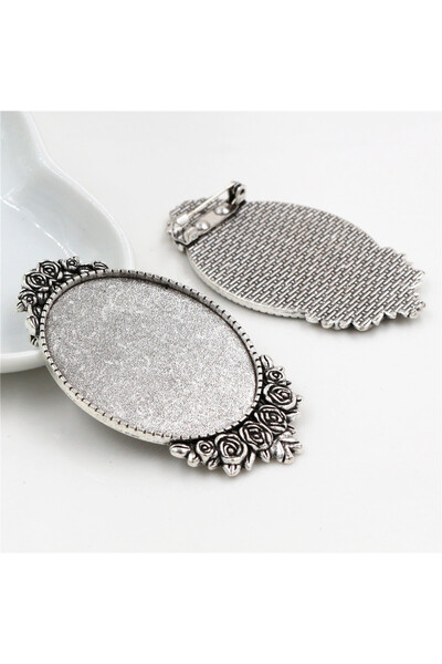 Choice B4-20 New Fashion 5pcs 30x40mm Inner Size Antique Gold/Silver Black Br...