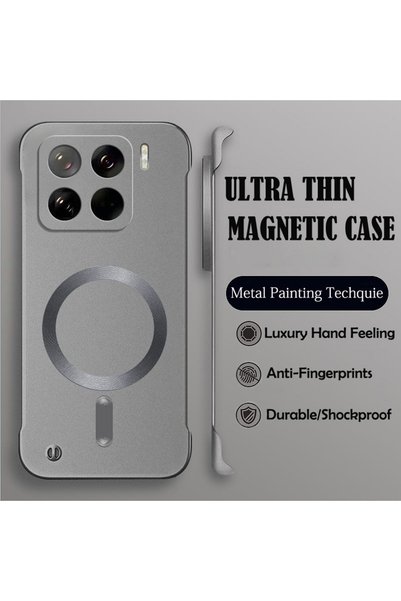 Choice68 xiaomi 15T Pro Gray Cool Slim Hard PC Magnetic Case For Magsafe XIAO...