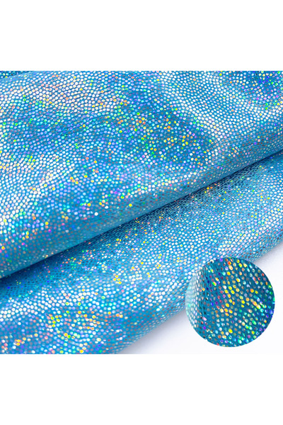 Choice 150cm x 100cm Iridescent Light Bu 150cm*100cm Glitter Laser Polyester ...