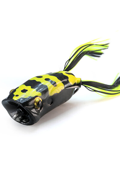 Choice D Big Mouth Topwater Frog Lures Durable Lifelike Silicone Bass Bait Fl...