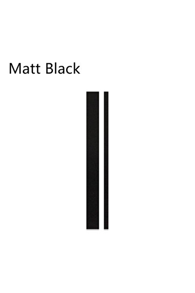 Choice Matt Black Universal Car Hood Cover Sticker Classic Stripes Graphics S...