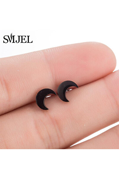 Choice Gold Color 002 Black Stainless Steel Earrings for Women Men Hip Hop Ge...