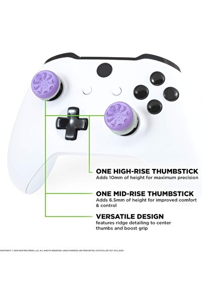 Choice16 19 For Xbox One 2Pcs Hand Grip Extenders Caps for Xbox Series Game C...