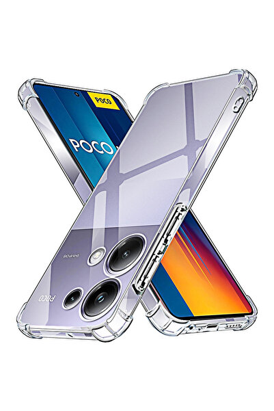 Choice poco M5s Shockproof Clear Silicone Soft Back Case for Poco M6 Pro 4G X...