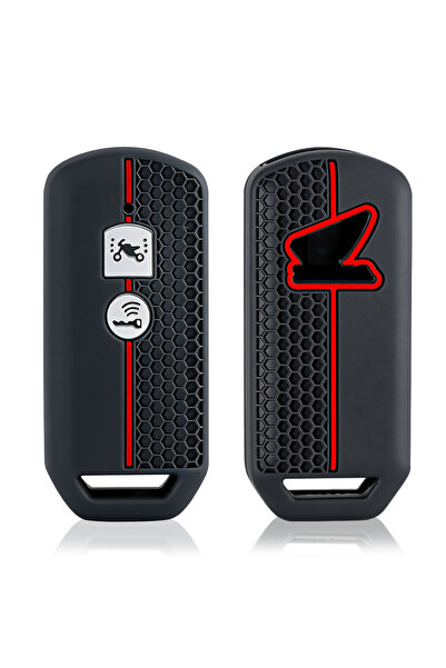 Choice1 Red Line New Silicone Holder Key Case For Honda SH 125 Forza 350 250 ...
