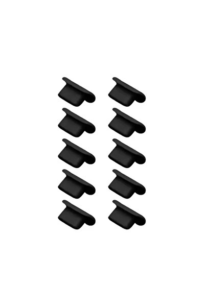 Choice7 Black-10X 20/10/5Pcs Silicone Dust Plug for iPhone 12 13 14 Pro MAX 8...