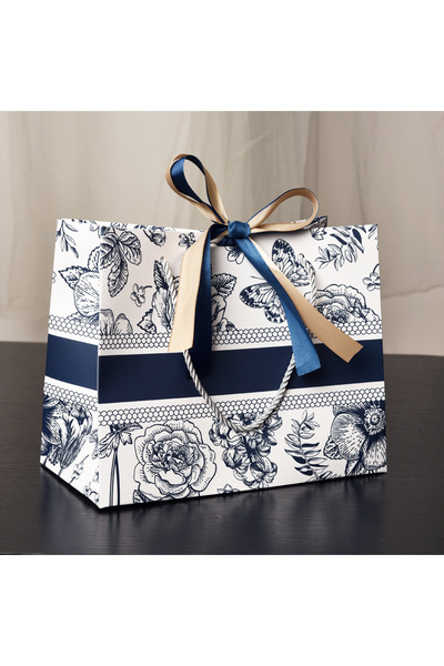 Choice7 36x25x12cm 2 New Gift Bags Mother's Day Gift Wrapping Bags Floral Pap...