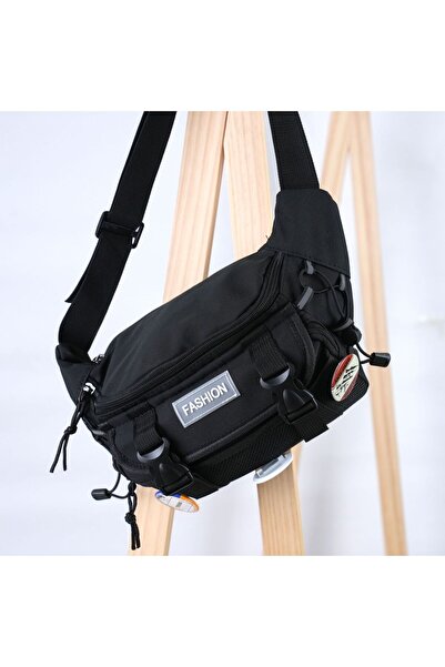 Choice no badge Bblack Japanese Style Chest Bag New Trendy Brand Casual Cross...