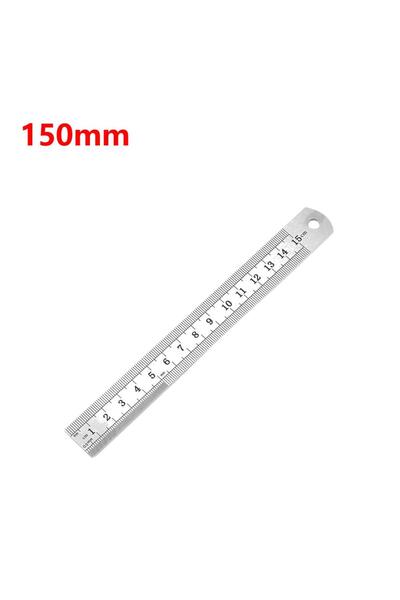 Choice 150mm Metal Scale Stainless Steel Straight Ruler Measuring Stationery ...