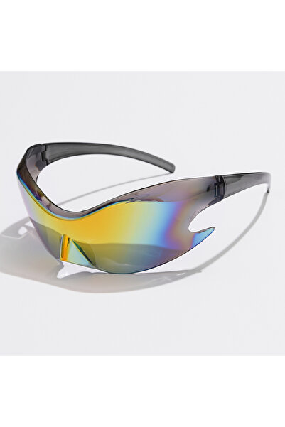 Choice3 colorful Women Men Unique Punk Style Sunglasses Luxury Brand Sports G...