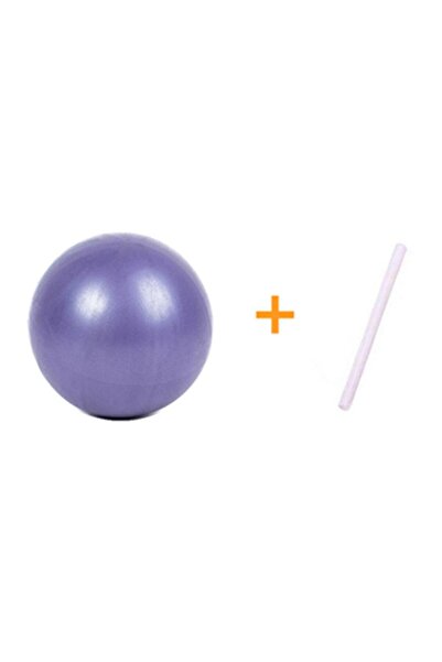 Choice6 Purple 25cm Yoga Ball Exercise Gymnastic Fitness Pilates Ball Balance...