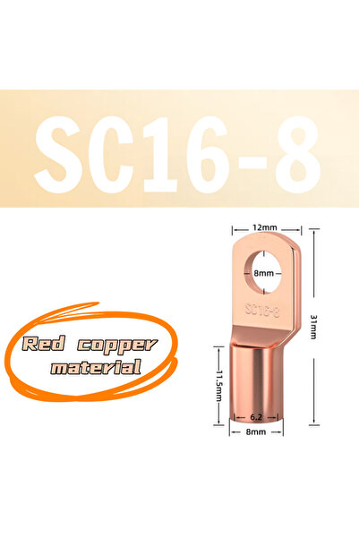 Choice17 SC16-8 20PCS 5-20Pcs 4-70mm2 SC4 SC6 SC10 SC16 SC25 SC35 SC50-95 Tin...