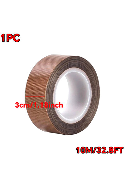choice2 30mmx10m High Temperature Resistance Tape 300 Degrees PTFE Cloth Heat...