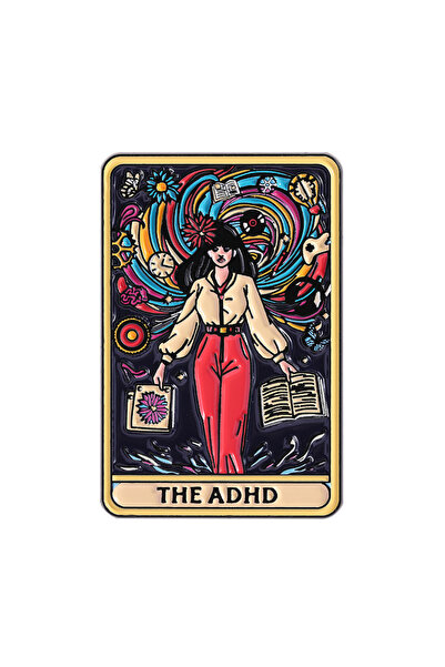 Choice Style 1 ADHD Mental Health Awareness Enamel Pins Rainbow Puzzle Curren...