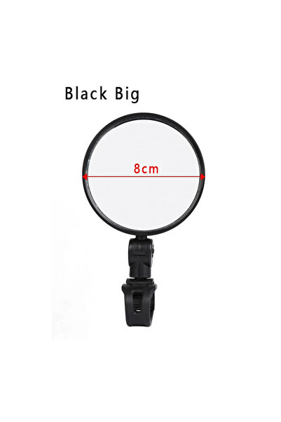 Choice 8cm (1PC) Bicycle Mirror Universal Handlebar Rearview Mirror 360 degre...