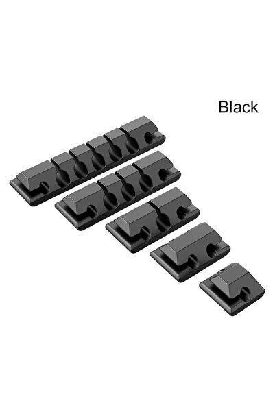 Choice مجموعة من 5 قطع من منظم كابلات السيليكون، منظم كابلات بيانات USB، منظم...