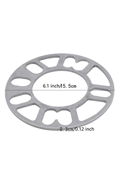 Choice3 2pcs 3mm 2pcs Universal Car Wheel Tire Spacer Adaptor Shims Plate 3mm...