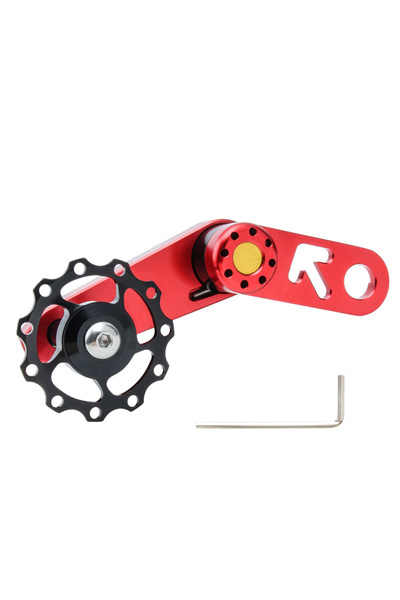 Choice Red MUQZI Folding Bike Chain Tensioner Bicycle Single Speed Chain Guide