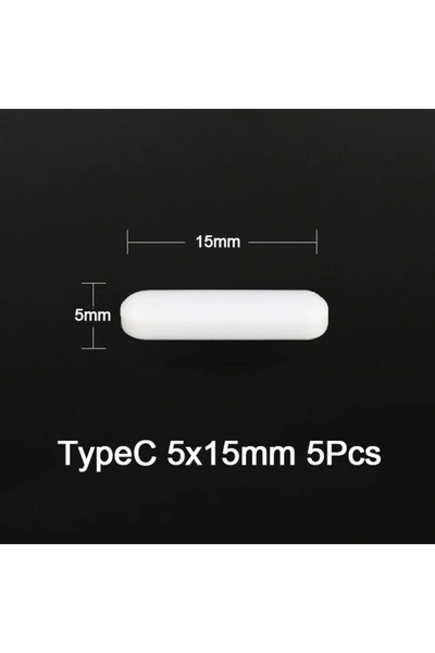 Choice C5x15 5Pcs 5 Pcs Laboratory Magnetic Bar Cylindrical Magnetic Stirring...