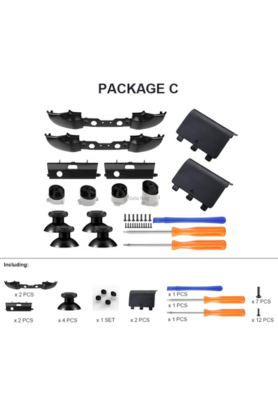 Choice عصا تحكم تناظرية ثلاثية الأبعاد من C DATA FROG LB RB Bumper Trigger Bu...