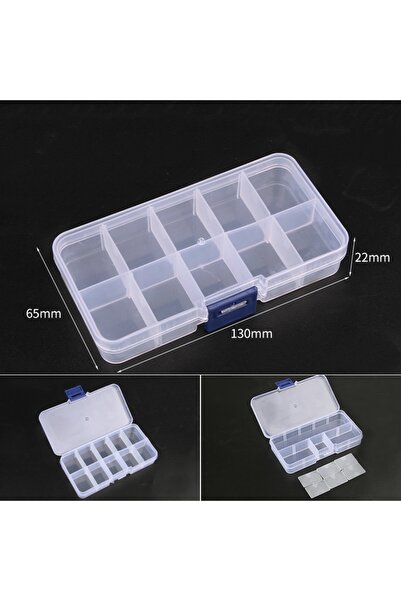 Choice 1pc 10 grids Practical 10/15 Grids Compartment Plastic Storage Box Adj...