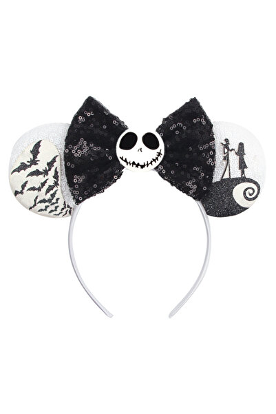 Choice7 Halloween Jack-33 Disney Castle Mickey Mouse Ears Headband Sequins Bo...