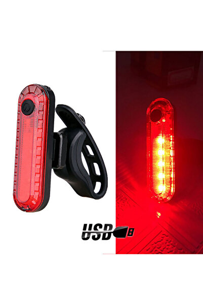 Choice Red Rear Bike Tail Light USB Rechargeable Red Ultra Bright Taillights ...