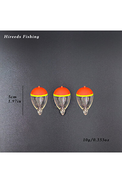 Choice 10g 3 PCS Hireedsfishing Plastic Float Slip Plastic Float Bobber Multi...