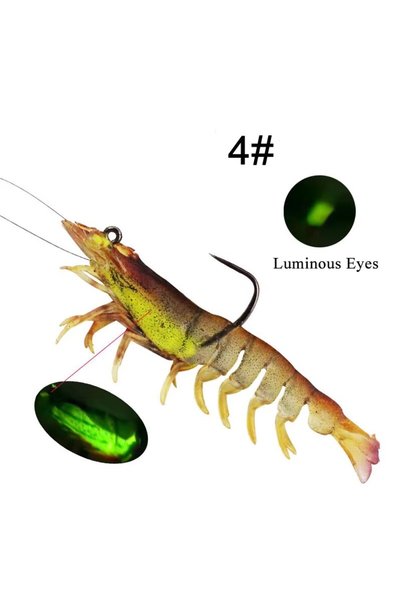 Choice 9cm 12g Color 4 WeiHe 12g 9cm 8cm 8g7 Colors Artificial PVC Shrimp Sof...