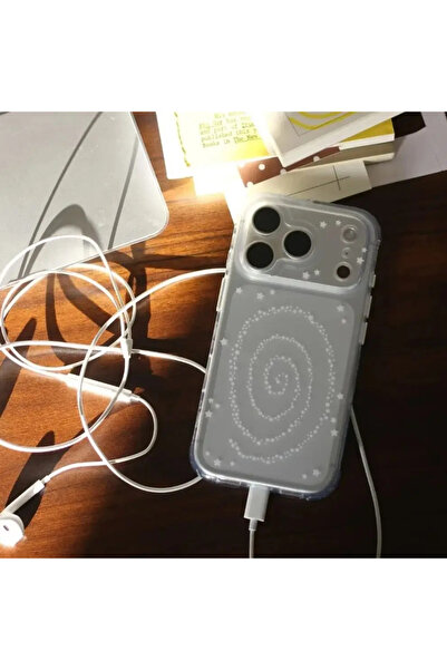 Choice23 iPhone 15 A Vortex Little Star Translucent Phone Case For iPhone 17 ...