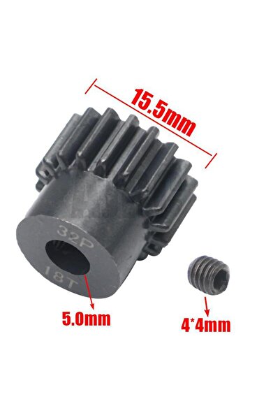 Choice5 32P 18T AJRC 32P M0.8 5mm 13T 14T 15T 16T 17T 18T 19T 20T 21T Black s...