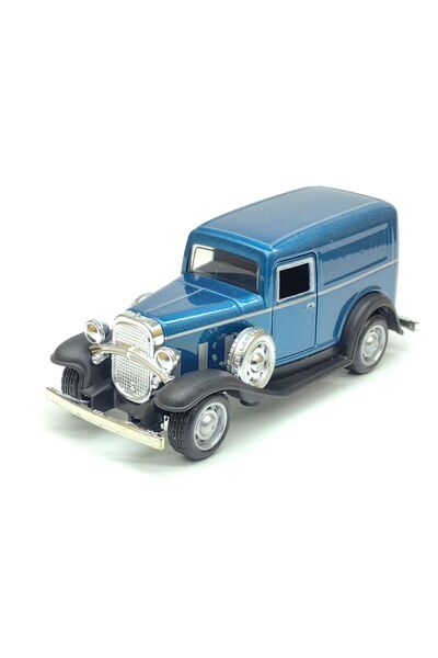 Choice1 blue 1:34 Vintage Classic Car Vintage Simulation Alloy Pull Back Chil...