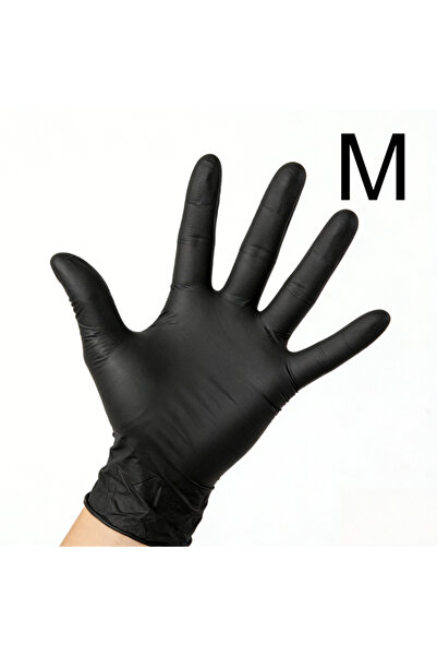 Choice1 60PCS M 60/120PCS Disposable Black Nitrile Gloves Mixed Nitrile Glove...