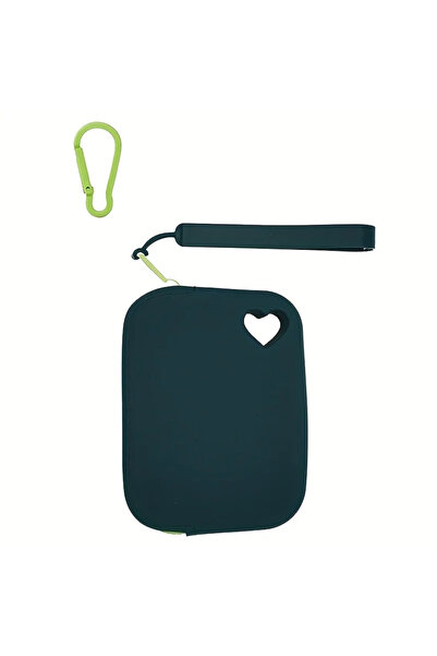 Choice Dark Green 1pc Silicone Dog Treat Bag Pet Snack Bag Travel Portable Tr...