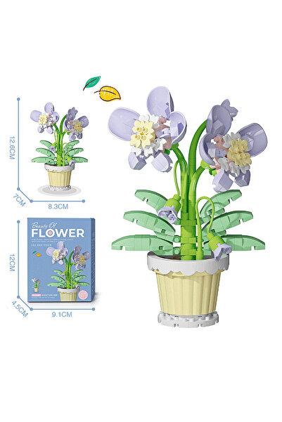 Choice9 No box 7228 Creative Building Block Bouquet, Eternal Flower Plant Pot...