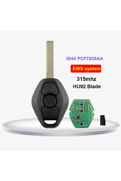 Choice11 HU92 315Mhz ID44 EWS Sytem ID44 Chip Remote Car Key For BMW E38 E39 ...