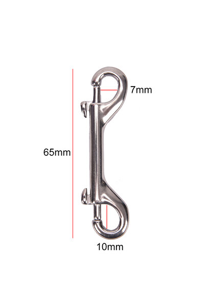 Choice1 65MM Stainless Steel Scuba Diving Double Ended Hook Snap Bolt kit Qui...
