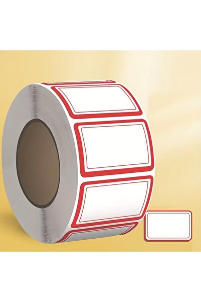 Choice 1 roll 1000pcs Red 1000pcs Freezing Labels - Waterproof & Oil-Resistan...