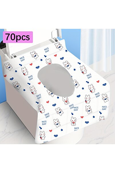 Choice1 70pcs srabbit 10/40/70 Pcs Disposable Toilet Seat Covers for Travel P...