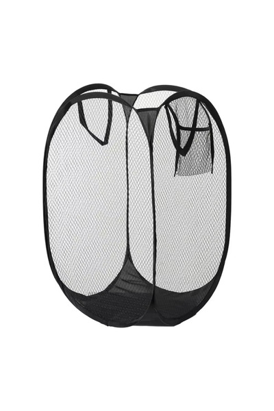 Choice 1pcBlack Dirty Clothes Basket Skeleton Ventilated Foldable Easy Storag...